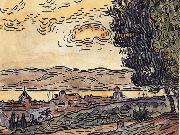 Paul Signac, Study of city sunset